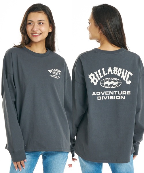 BILLABONG(ビラボン)の「BILLABONG ウィメンズ ADIV LOGO WARM LS TEE ロンT 【2026年秋冬モデル】/ ビラボンバックプリント長袖ロンT(Tシャツ/カットソー・レディース・パープル系その他/ブラック系その他/アイボリー・MEDIUM/LARGE)」の3枚目の写真