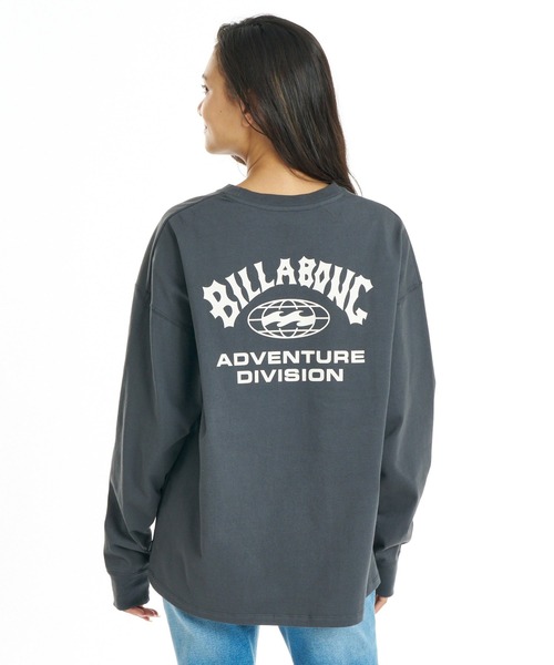 BILLABONG(ビラボン)の「BILLABONG ウィメンズ ADIV LOGO WARM LS TEE ロンT 【2026年秋冬モデル】/ ビラボンバックプリント長袖ロンT(Tシャツ/カットソー・レディース・パープル系その他/ブラック系その他/アイボリー・MEDIUM/LARGE)」の9枚目の写真