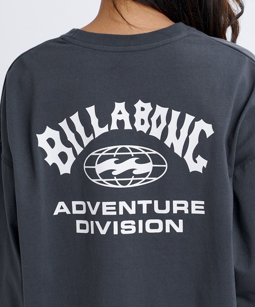 BILLABONG(ビラボン)の「BILLABONG ウィメンズ ADIV LOGO WARM LS TEE ロンT 【2026年秋冬モデル】/ ビラボンバックプリント長袖ロンT(Tシャツ/カットソー・レディース・パープル系その他/ブラック系その他/アイボリー・MEDIUM/LARGE)」の4枚目の写真