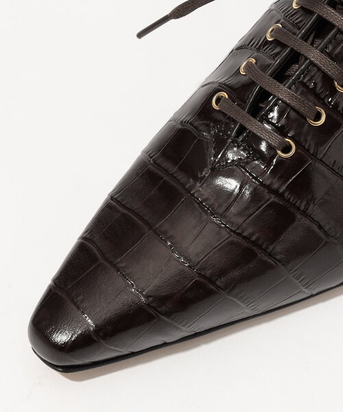 NEBULONI E(ネブローニ)の「NEBULONI E. LACE UP ポインテッドシューズ(その他シューズ・レディース・ダークブラウン・36/37/38)」の6枚目の写真