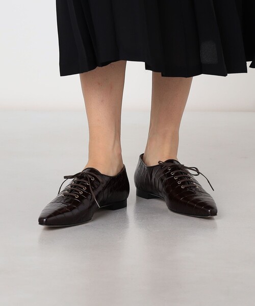 NEBULONI E(ネブローニ)の「NEBULONI E. LACE UP ポインテッドシューズ(その他シューズ・レディース・ダークブラウン・36/37/38)」の9枚目の写真