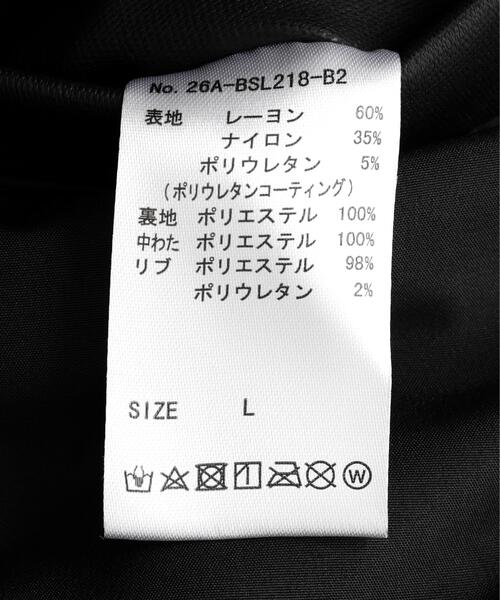 B'2nd(ビーセカンド)の「ANOTHER ROOM(アナザールーム) PU COATING MA-1(MA-1・メンズ・ブラック・M)」の6枚目の写真