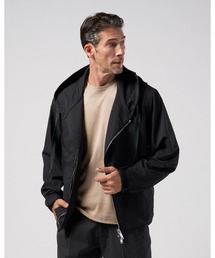textured nylon short witch blouson