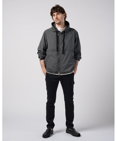 wjk(ダヴルジェイケイ)の「textured nylon short witch blouson(ブルゾン・メンズ・グレー/ブラック・X-LARGE/LARGE/MEDIUM/SMALL)」の20枚目の写真