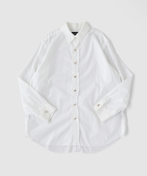 Lamrof（ラムロフ）の「LAMROF / ラムロフ FARLINE DRESS SHIRT（シャツ/ブラウス・メンズ・ホワイト/イエロー・2/1）」の2枚目の写真