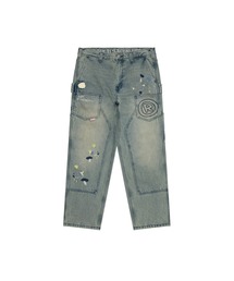 AAPE PAINTER DENIM PANTS