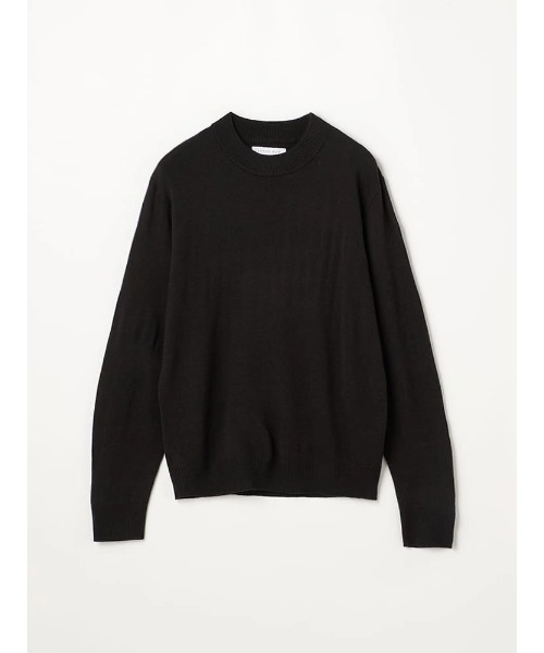 HARUYAMA（ハルヤマ）の「【ハンドウォッシャブル】モックネック　ベーシックニット 【Smart Pick！】（ニット/セーター・メンズ・ブラック/チャコールグレー/ネイビー・3L/S/M/L/LL）」の4枚目の写真