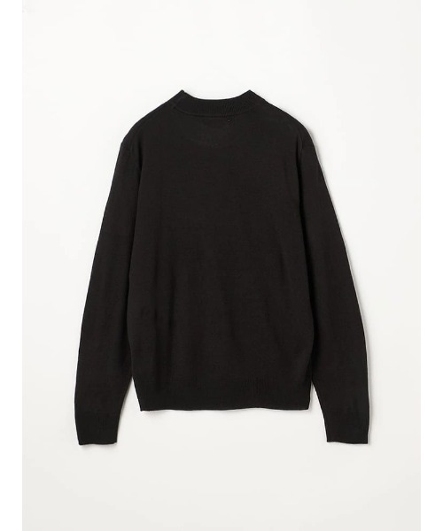 HARUYAMA（ハルヤマ）の「【ハンドウォッシャブル】モックネック　ベーシックニット 【Smart Pick！】（ニット/セーター・メンズ・ブラック/チャコールグレー/ネイビー・3L/S/M/L/LL）」の6枚目の写真