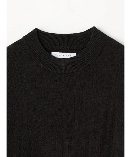 HARUYAMA（ハルヤマ）の「【ハンドウォッシャブル】モックネック　ベーシックニット 【Smart Pick！】（ニット/セーター・メンズ・ブラック/チャコールグレー/ネイビー・3L/S/M/L/LL）」の7枚目の写真