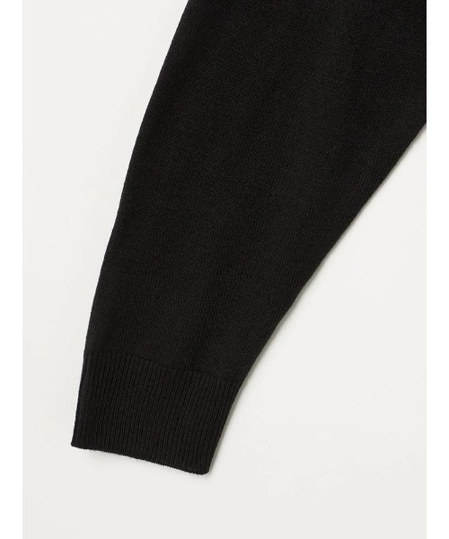 HARUYAMA（ハルヤマ）の「【ハンドウォッシャブル】モックネック　ベーシックニット 【Smart Pick！】（ニット/セーター・メンズ・ブラック/チャコールグレー/ネイビー・3L/S/M/L/LL）」の8枚目の写真