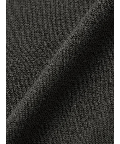 HARUYAMA（ハルヤマ）の「【ハンドウォッシャブル】モックネック　ベーシックニット 【Smart Pick！】（ニット/セーター・メンズ・ブラック/チャコールグレー/ネイビー・3L/S/M/L/LL）」の11枚目の写真