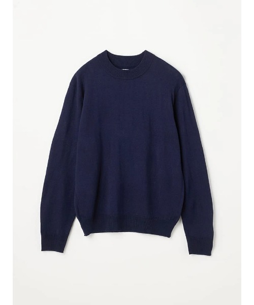 HARUYAMA（ハルヤマ）の「【ハンドウォッシャブル】モックネック　ベーシックニット 【Smart Pick！】（ニット/セーター・メンズ・ブラック/チャコールグレー/ネイビー・3L/S/M/L/LL）」の12枚目の写真