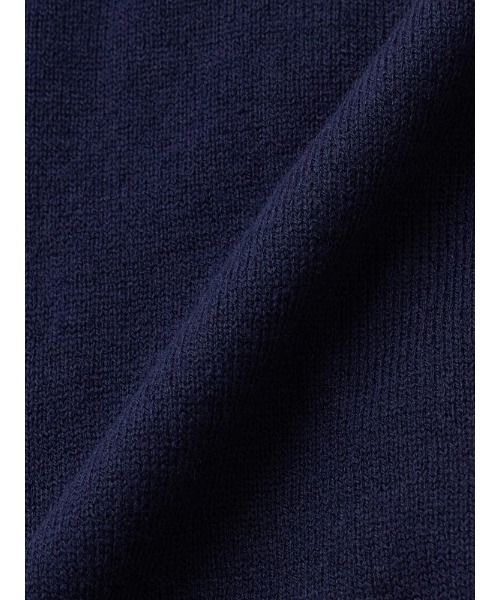 HARUYAMA（ハルヤマ）の「【ハンドウォッシャブル】モックネック　ベーシックニット 【Smart Pick！】（ニット/セーター・メンズ・ブラック/チャコールグレー/ネイビー・3L/S/M/L/LL）」の13枚目の写真