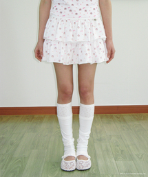 BETTY BOOP PATTERN PANTSKIRT WHITE