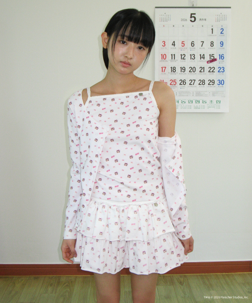 RONRON(ロンロン)の「BETTY BOOP PATTERN PANTSKIRT WHITE(その他パンツ・レディース・その他・FREE)」の2枚目の写真