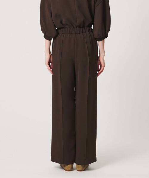 UNITED ARROWS(ユナイテッドアローズ)の「COMFY イージーパンツ ‐ウォッシャブル 防汚 UVカット‐(スラックス・レディース・ブラック/ダークブラウン・36/38)」の10枚目の写真