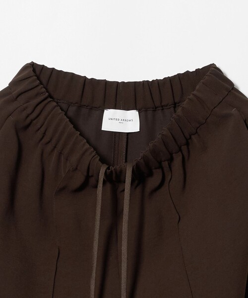 UNITED ARROWS(ユナイテッドアローズ)の「COMFY イージーパンツ ‐ウォッシャブル 防汚 UVカット‐(スラックス・レディース・ブラック/ダークブラウン・36/38)」の22枚目の写真