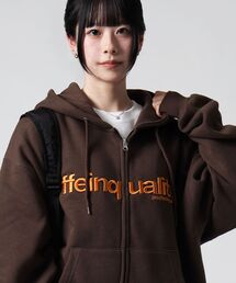 FFEIN（フェイン）の「【FFEIN(フェイン)】ヘビーウエイトデカロゴ3D刺繍立体フードジップパーカー   ジップアップ パーカー フーディー 裏起毛 ロゴ 刺繍 ユニセックス（パーカー）」