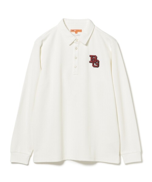 BEAMS GOLF(ビームスゴルフ)の「〈MEN〉ORANGE LABEL / ツイル ダブルジャカード ポロシャツ(ポロシャツ・メンズ・ネイビー/ホワイト・S/M/L/XL)」の13枚目の写真