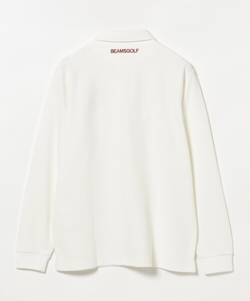 BEAMS GOLF(ビームスゴルフ)の「〈MEN〉ORANGE LABEL / ツイル ダブルジャカード ポロシャツ(ポロシャツ・メンズ・ネイビー/ホワイト・S/M/L/XL)」の16枚目の写真