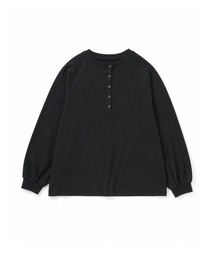 Starting Over(�X�^�[�e�B���O�I�[�o�[)�̍ē��ׁI Snap-Button Henley Neck Long T-Shirt / �X�i�b�v�{�^�� �w�����[�l�b�N����T(T�V���c/�J�b�g�\�[)