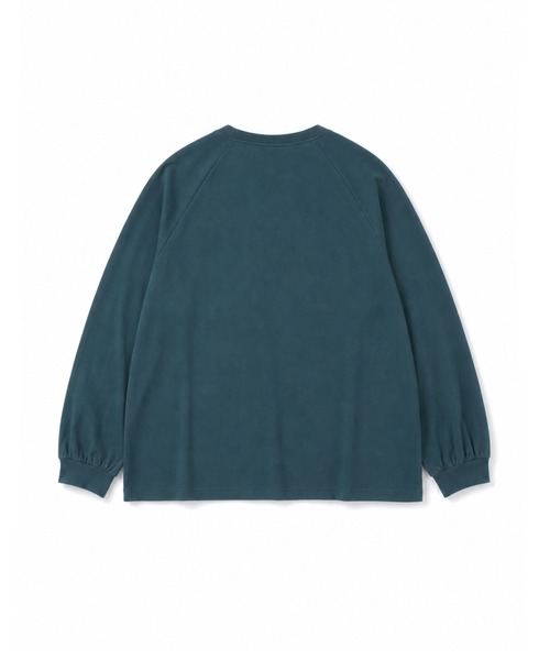 Starting Over(スターティングオーバー)の「Snap-Button Henley Neck Jersey Long-Sleeve T-Shirt/スナップヘンリーネック天竺ロングスリーブTシャツ(Tシャツ/カットソー・メンズ・グリーン/ブラック×ホワイト/ブラック/ホワイト・M)」の12枚目の写真