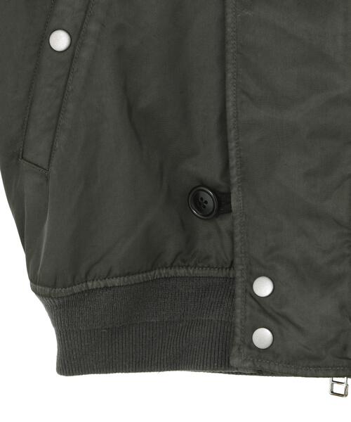 DANKE SCHON(ダンケシェーン)の「DankeSchon/ダンケシェーン/ASUTEX NYLON TWILL N2B(ミリタリージャケット・メンズ・カーキ/ブラック・L/M)」の22枚目の写真