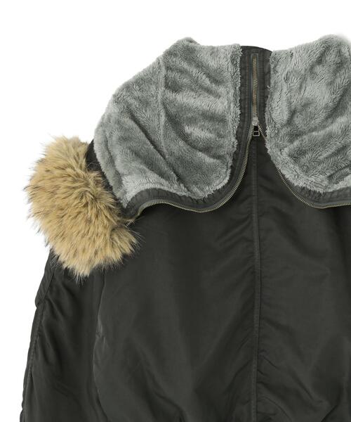 DANKE SCHON(ダンケシェーン)の「DankeSchon/ダンケシェーン/ASUTEX NYLON TWILL N2B(ミリタリージャケット・メンズ・カーキ/ブラック・L/M)」の18枚目の写真
