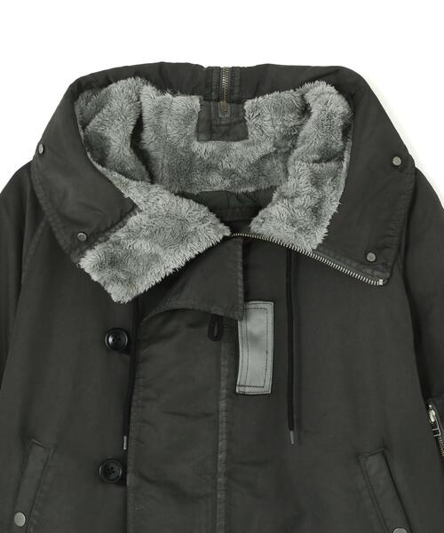DANKE SCHON(ダンケシェーン)の「DankeSchon/ダンケシェーン/ASUTEX NYLON TWILL N2B(ミリタリージャケット・メンズ・カーキ/ブラック・L/M)」の17枚目の写真