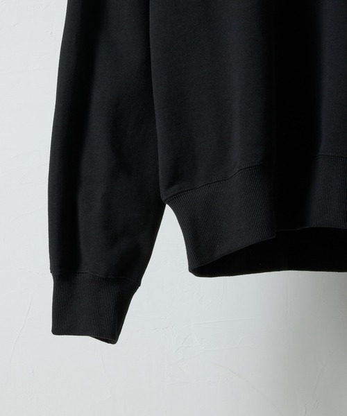 NUMBER (N)INE(ナンバーナイン)の「FIRM COTTON LIGHT SHORT PILE L/S SWEATSHIRT / EASY SWEATPANTS 2-PIECE SET / ファーム コットン ライト ミニ裏毛 クルーネック スウェット & イージー スウェットパンツ 2ピース セットアップ(セットアップ・メンズ・ブラック/トップグレー・M/L/XL)」の5枚目の写真