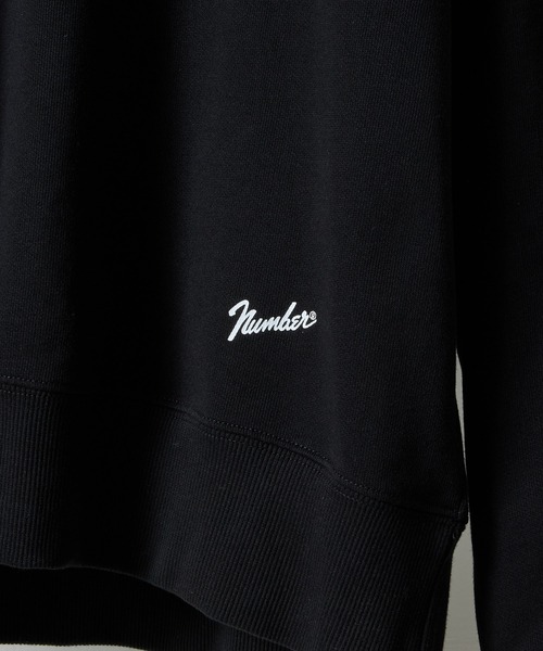 NUMBER (N)INE(ナンバーナイン)の「FIRM COTTON LIGHT SHORT PILE L/S SWEATSHIRT / EASY SWEATPANTS 2-PIECE SET / ファーム コットン ライト ミニ裏毛 クルーネック スウェット & イージー スウェットパンツ 2ピース セットアップ(セットアップ・メンズ・ブラック/トップグレー・M/L/XL)」の6枚目の写真