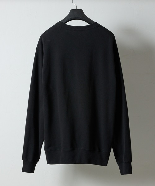 NUMBER (N)INE(ナンバーナイン)の「FIRM COTTON LIGHT SHORT PILE L/S SWEATSHIRT / EASY SWEATPANTS 2-PIECE SET / ファーム コットン ライト ミニ裏毛 クルーネック スウェット & イージー スウェットパンツ 2ピース セットアップ(セットアップ・メンズ・ブラック/トップグレー・M/L/XL)」の7枚目の写真