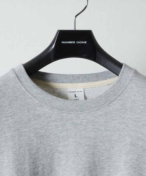 NUMBER (N)INE(ナンバーナイン)の「FIRM COTTON LIGHT SHORT PILE L/S SWEATSHIRT / EASY SWEATPANTS 2-PIECE SET / ファーム コットン ライト ミニ裏毛 クルーネック スウェット & イージー スウェットパンツ 2ピース セットアップ(セットアップ・メンズ・ブラック/トップグレー・M/L/XL)」の16枚目の写真
