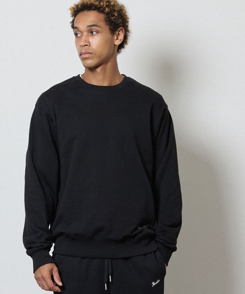 FIRM COTTON LIGHT SHORT PILE L/S SWEATSHIRT / EASY SWEATPANTS 2