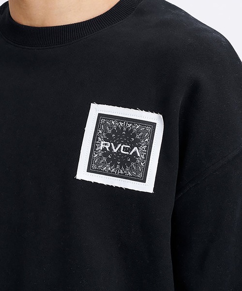 RVCA(ルーカ)の「RVCA BANDANA BALANCE CRAST CR(スウェット・メンズ・チャコール/ブラック・M/L)」の8枚目の写真