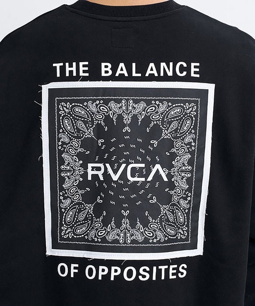 RVCA(ルーカ)の「RVCA BANDANA BALANCE CRAST CR(スウェット・メンズ・チャコール/ブラック・M/L)」の11枚目の写真