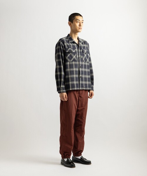 Saturdays NYC（サタデーズ ニューヨークシティ ）の「Marco Ombre Check CPO Shirt（シャツ/ブラウス・メンズ・ネイビー/ブラック/レッド・S/M/XL/L）」の8枚目の写真