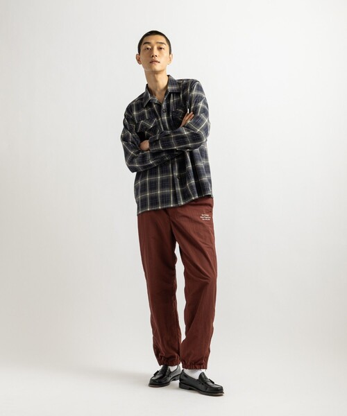 Saturdays NYC（サタデーズ ニューヨークシティ ）の「Marco Ombre Check CPO Shirt（シャツ/ブラウス・メンズ・ネイビー/ブラック/レッド・S/M/XL/L）」の13枚目の写真