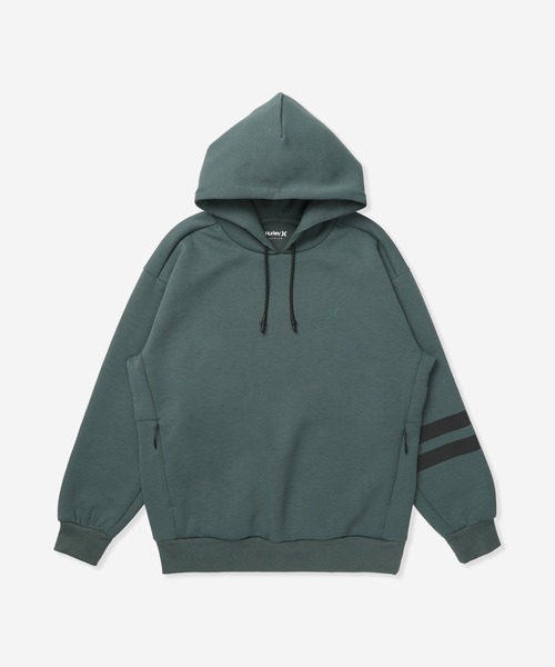 Hurley (ハーレー)の「【Hurley:ハーレー】アクティブスウェットフーディー 4WAYストレッチパーカー PHANTOMSWEAT BLOCK PARTY OVERSIZED(パーカー・メンズ・ブルーグレー/ブラック/ブラック系その他・LARGE/MEDIUM/SMALL/X-LARGE)」の3枚目の写真