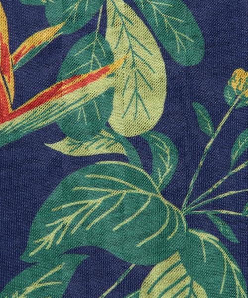 green label relaxing（グリーンレーベルリラクシング）の「【KIDS】ボタニカルプリント ワンピース◆（ワンピース・キッズ・ホワイト/ネイビー・135/105/125/95/115）」の5枚目の写真