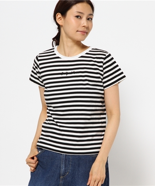 MOUSSY（マウジー）の「Bedford Ave TSJ（Tシャツ/カットソー・レディース・ホワイト/ブラック系その他/ブラック・FREE）」の14枚目の写真