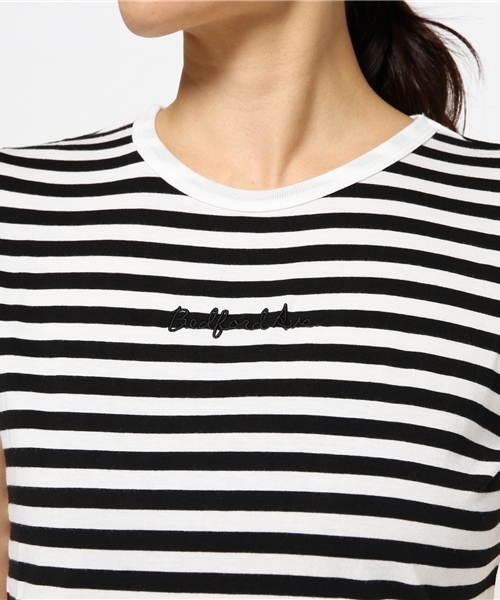 MOUSSY（マウジー）の「Bedford Ave TSJ（Tシャツ/カットソー・レディース・ホワイト/ブラック系その他/ブラック・FREE）」の7枚目の写真