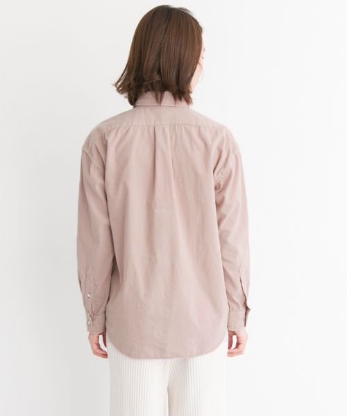 URBAN RESEARCH（アーバンリサーチ）の「 UR 配色ステッチオーバーシャツ（シャツ/ブラウス・レディース・ピンク/オフホワイト/カーキ・FREE）」の20枚目の写真