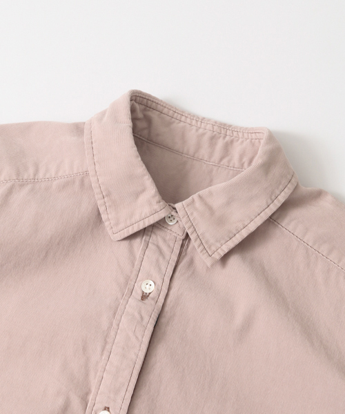 URBAN RESEARCH（アーバンリサーチ）の「 UR 配色ステッチオーバーシャツ（シャツ/ブラウス・レディース・ピンク/オフホワイト/カーキ・FREE）」の19枚目の写真