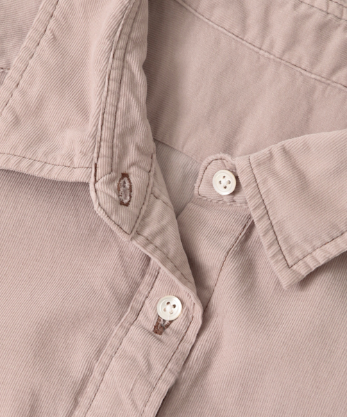 URBAN RESEARCH（アーバンリサーチ）の「 UR 配色ステッチオーバーシャツ（シャツ/ブラウス・レディース・ピンク/オフホワイト/カーキ・FREE）」の18枚目の写真