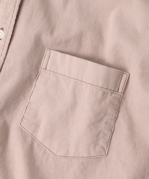 URBAN RESEARCH（アーバンリサーチ）の「 UR 配色ステッチオーバーシャツ（シャツ/ブラウス・レディース・ピンク/オフホワイト/カーキ・FREE）」の15枚目の写真