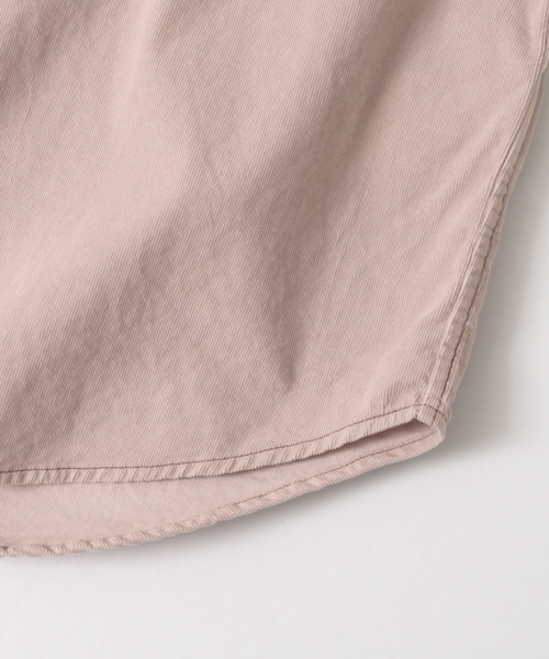 URBAN RESEARCH（アーバンリサーチ）の「 UR 配色ステッチオーバーシャツ（シャツ/ブラウス・レディース・ピンク/オフホワイト/カーキ・FREE）」の7枚目の写真