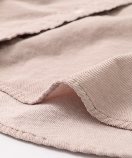 URBAN RESEARCH（アーバンリサーチ）の「 UR 配色ステッチオーバーシャツ（シャツ/ブラウス・レディース・ピンク/オフホワイト/カーキ・FREE）」の6枚目の写真