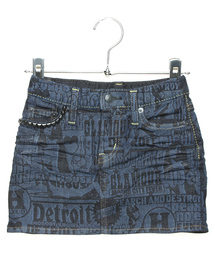 JOEY HYSTERIC | THE KILL CITY総柄デニムミニSK(デニムスカート)