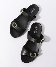 PLAKTON | 【別注】プラクトン/PLAKTON ダブルベルト サンダル(サンダル)